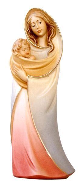 0136 Madonna der Liebe- Moderne Holzfigur in Color-