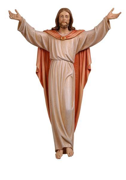 Auferstandener Christus – holzgeschnitzte Holzfigur und Heiligenfigur