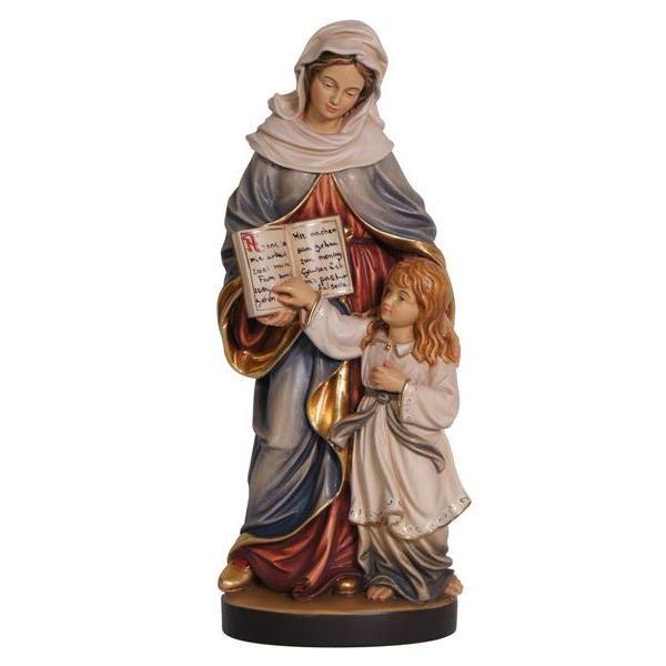 Hl. Anna- Holzfigur in Color-p