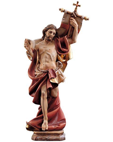 Auferstehung Jesu – holzgeschnitzte Holzfigur und Heiligenfigur