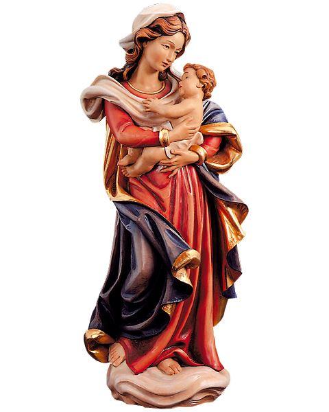 salzburger madonna holz geschnitzt marienfigur mit kind gotisch