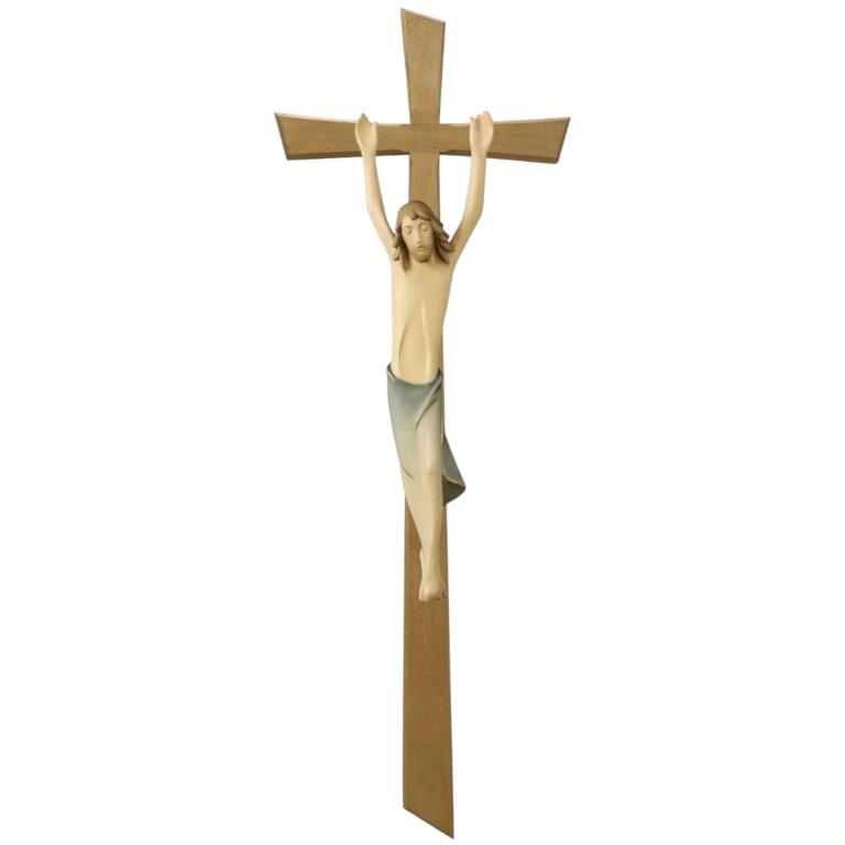 christus firenze holzkreuz modernes wandkreuz corpus jesus holz