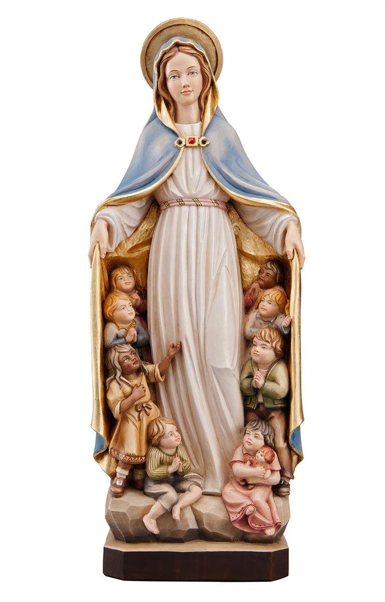 Schutzmantelmadonna- Holzfigur in Color-175000_80