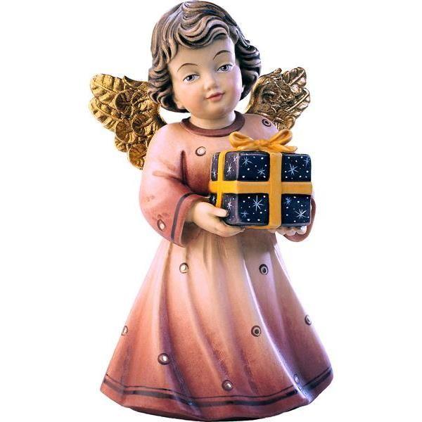 Sissi - Engel mit Paket -Color-Bemalt-