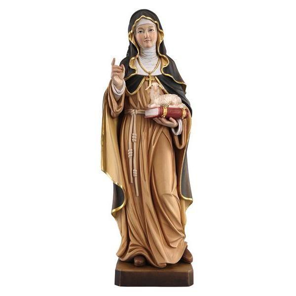 Hl. Agnes mit Lamm- geschnitzte Holzfigur-