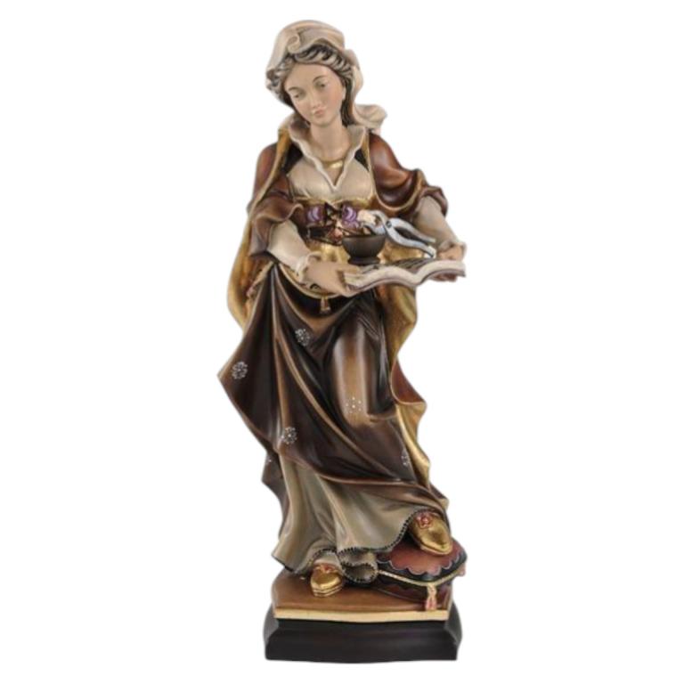 Hl. Apolonia mit Zange - Holzfigur