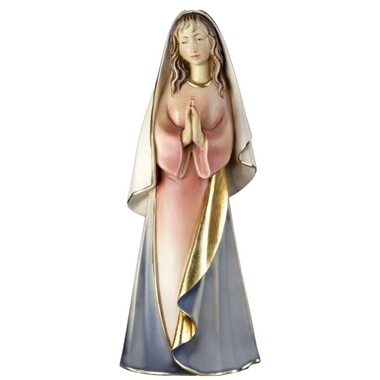 holzmadonna sanfte kraft moderne holzschnitzerei