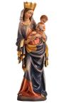 Detailansicht Krumauer Madonna – Holzschnitzarbeit