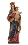 Madonna mit Kind und Krone – Marienfigur aus Holz