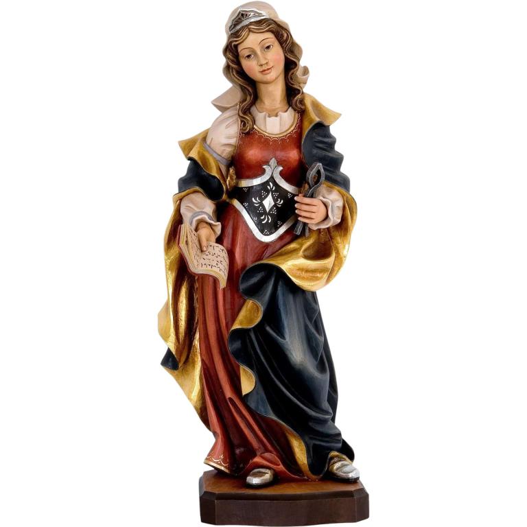 heilige apollonia schutzpatronin der zahnaerzte holzfigur