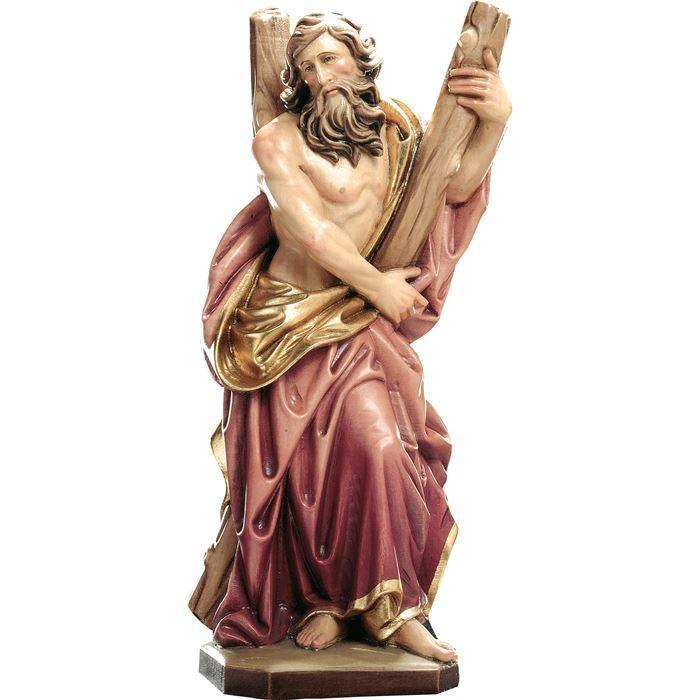 Apostel Andreas – holzgeschnitzte Heiligenfigur aus Holz