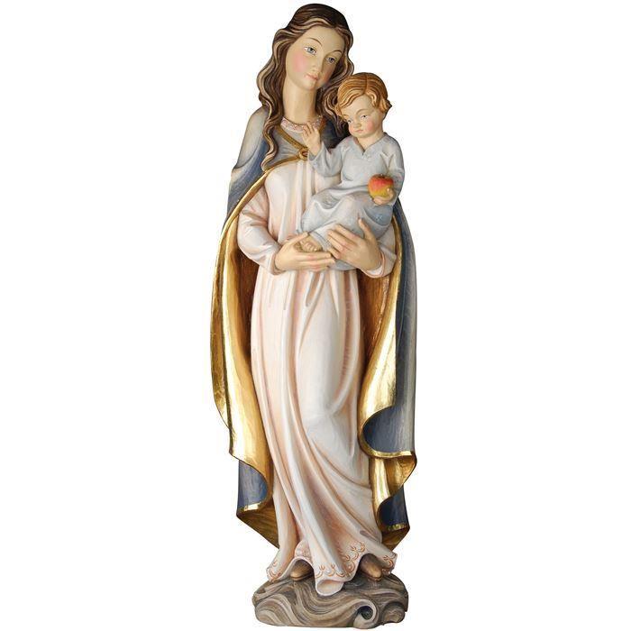 Apfelmadonna – Marienfigur aus Holz