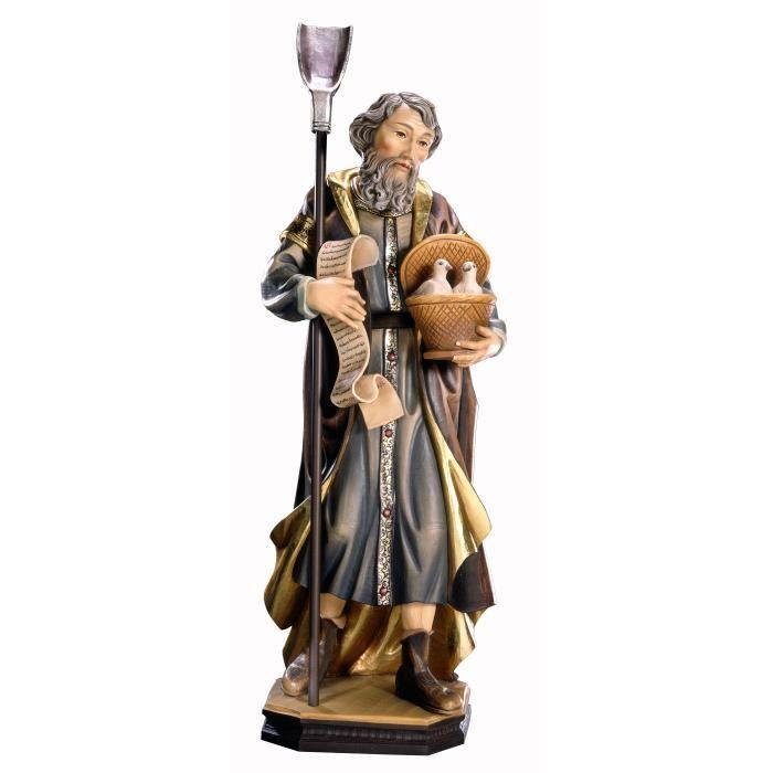 Hl. Joachim Holzfigur mit Tauben holzgeschnitzt