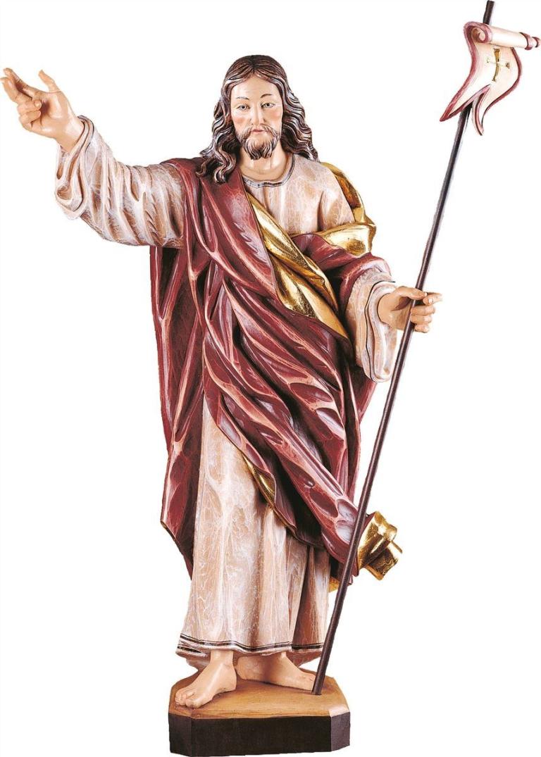 Auferstehungschristus - Holzfigur in Color-2014_5