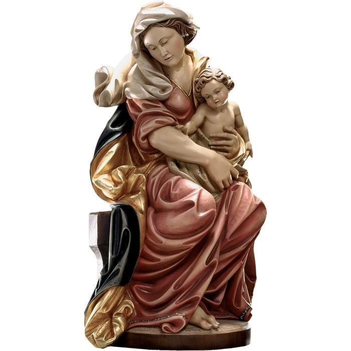 barock madonna sitzend holz geschnitzt kaufen