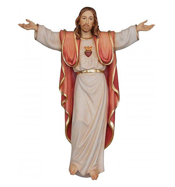 Herz Jesus – hängende holzgeschnitzte Holzfigur
