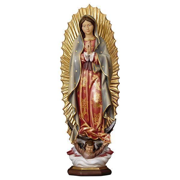 Madonna Guadalupe- color Holz
