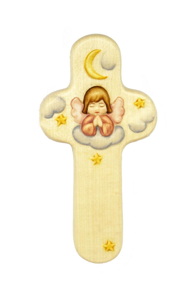 kinderkreuz engel betend holz kreuz kinderzimmer
