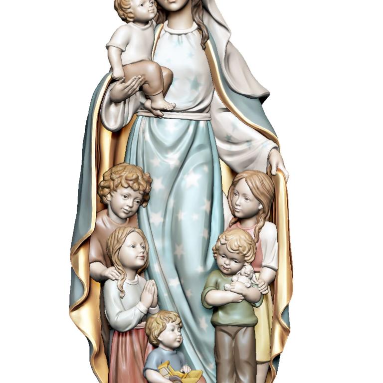 Schutzmantel – Maria – Marienfigur aus Holz