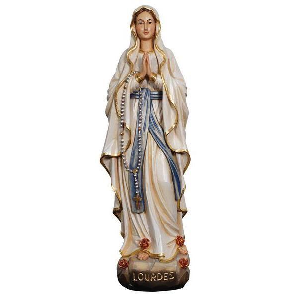 madonna von lourdes holz geschnitzt marienfigur betend