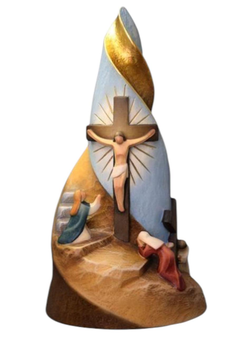 Passionsberg Holzschnitzerei Osterdeco