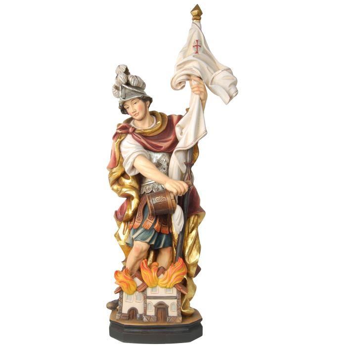 Floriansfigur – Schutzpatron der Feuerwehr – holzgeschnitzte Heiligenfigur