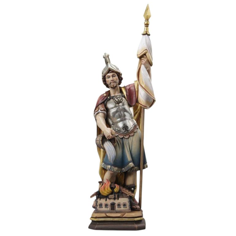 Hl. Florian – Feuerbekämpfer – holzgeschnitzte Heiligenfigur