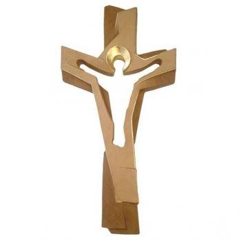 passionskreuz holz wandkreuz ohne corpus modernes holzkreuz