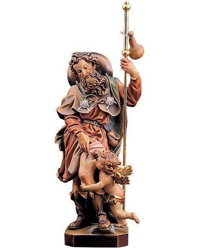Hl. Rochus mit Engel-10279-Le
