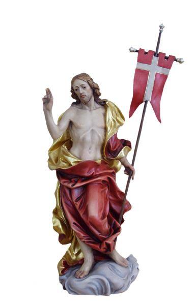 Auferstandener Heiland – holzgeschnitzte Holzfigur und Heiligenfigur