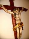 Kreuz aus Rundstamm -color-Rot( Gross )