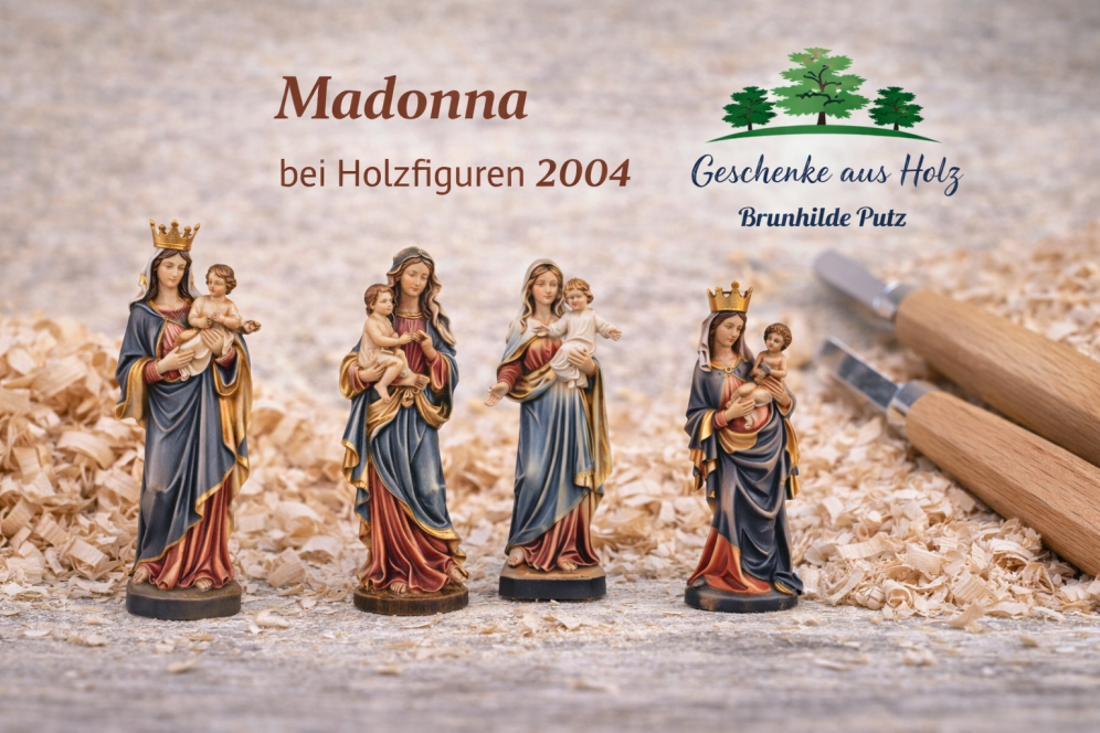 Madonnen Holz geschnitzt mit Kind