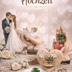 Hochzeitsgeschenke aus Holz geschnitzt