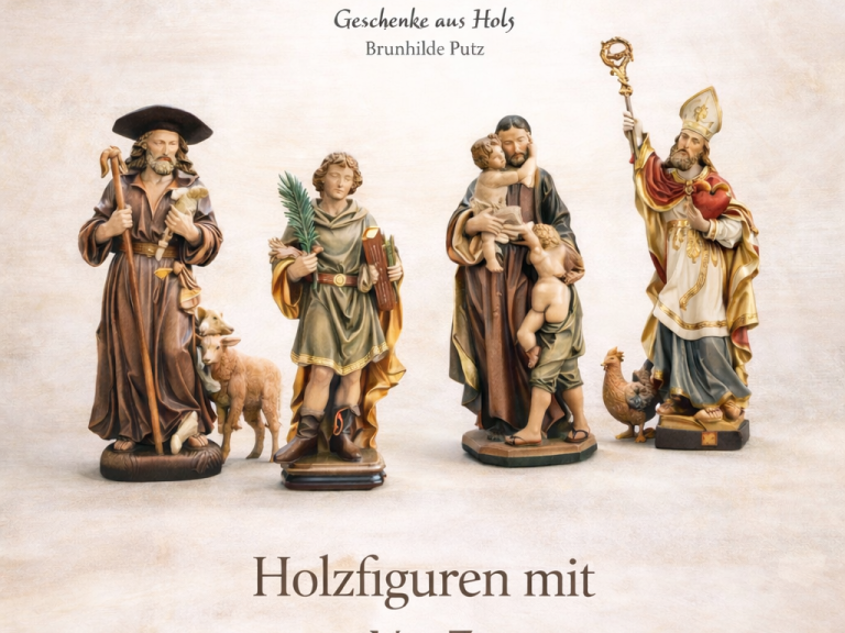 Holzfiguren der Heiligen Wendelin bis Valentin