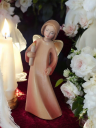 Mariensengel mit Kerze- Rot-Hochzeit-
