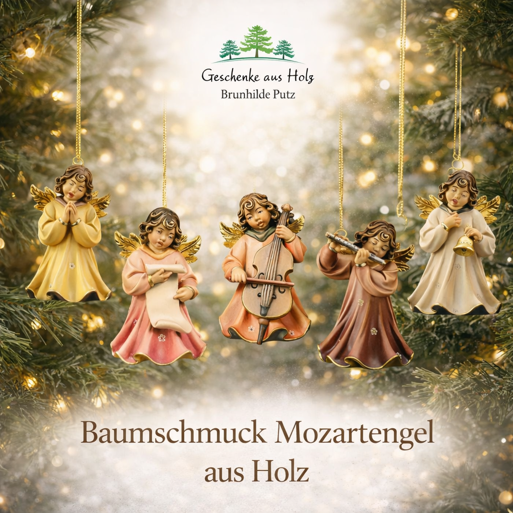 christbaumschmuck mozartengel holzengel weihnachtsbaum musik