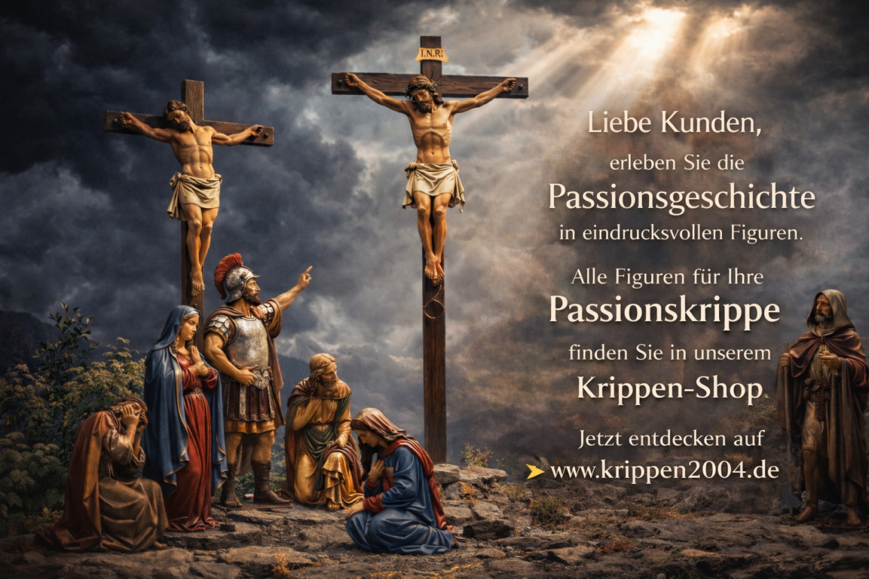 Passion Christi in beeindruckenden Figuren Schnitzer -Stube Tirschenreuth